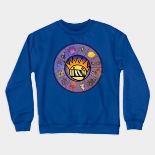 Boognish Rising 2.1 - Horoscope Birth Chart for Ween Crewneck Sweatshirt